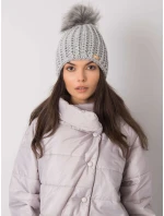 Dámská čepice.17 šedá Dámská čepice.17 šedá