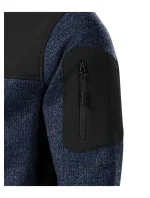 Casual softshellová bunda pánská knit blue Casual softshellová bunda pánská knit blue