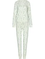 Dámské pyžamo 88232-800-2 zelenobílé - Pastunette