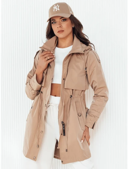 Dámská přechodná bunda parka BRENS béžová FashionStreet TY4232