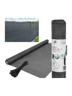 ODSTÍN SÍŤ 110G/M2 1,5X25M TMAVĚ ŠEDÁ