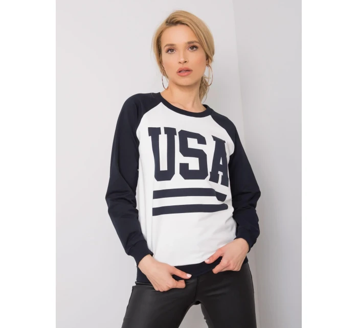 Mikina DS BL model 15091522 tmavě modrá a bílá - FPrice