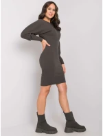 Šaty RV SK 6079.65 tmavá khaki Šaty RV SK 6079.65 tmavá khaki