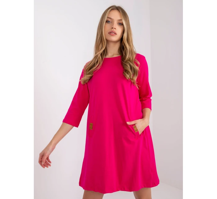 Šaty RV SK model 17047402 fuchsiová - FPrice Šaty RV SK model 17047402 fuchsiová - FPrice