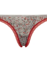 Kalhotky D3447E-DTZ šedočervená - Calvin Klein