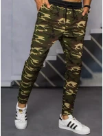 Pánské hnědé tepláky moro Dstreet UX3319