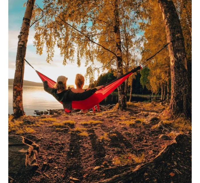 Turistická houpací síť Ticket To The Moon King Size orange / darkgrey (TMK3503) Turistická houpací síť Ticket To The Moon King Size orange / darkgrey (TMK3503)