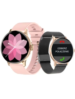 Dámské chytré hodinky GIEWONT Rose Gold Black GW330-4