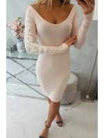 Hadrové šaty pudrově růžové Hadrové šaty pudrově růžové