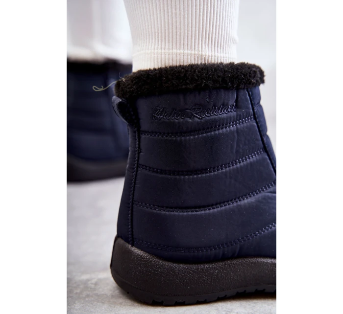 Dámské tmavě modré teplé sněhule model 21597977 - EVENTO Dámské tmavě modré teplé sněhule model 21597977 - EVENTO