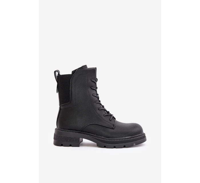 Zateplené boty na zip černé model 21675712 - Boto Zateplené boty na zip černé model 21675712 - Boto