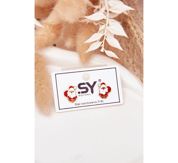 Náušnice Mikuláši ze chirurgické oceli