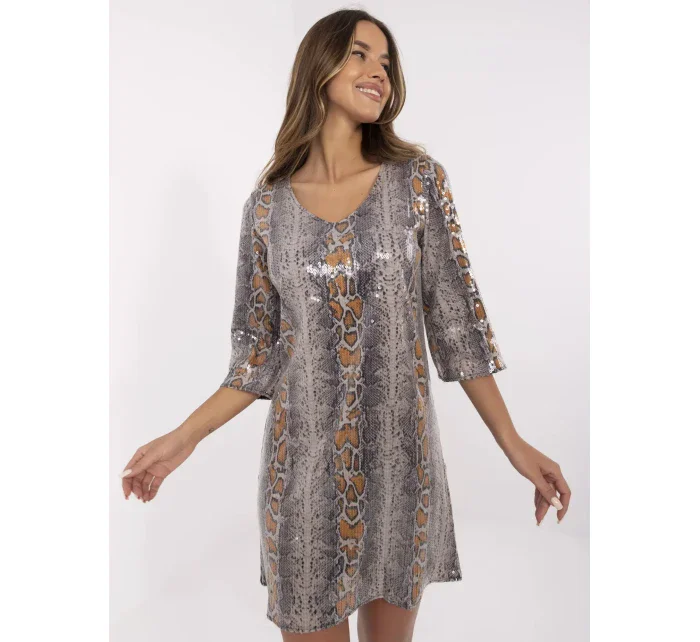 Šaty LK SK model 20976032 tmavě lila - FPrice