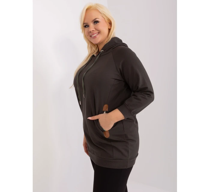 Mikina RV BL 8221.96 tmavá khaki