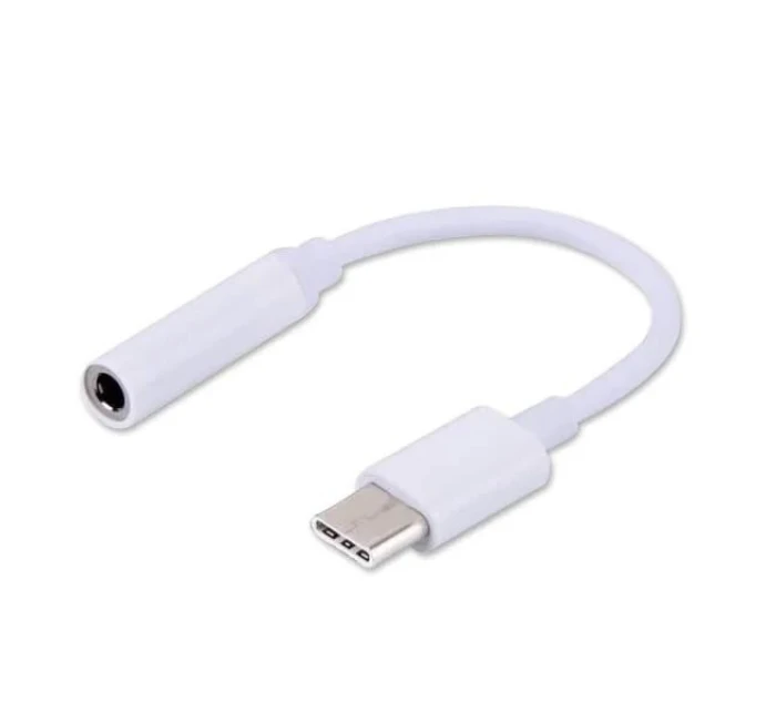 Audio adapter White AK-35 USB Type 3.1 C (M) – Jack 3.5mm (F) - Savio