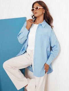 Dámské oversize tričko AISMEE modré FashionStreet DY0423