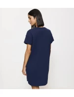 Dámská noční košile Nightdresses NDK X - BLUE - tm. modrá 6047 - TRIUMPH