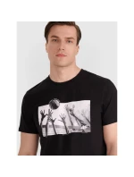 Pánské volejbalové tričko s potiskem 4F 4FRAW25TTSHM3319-20S Pánské volejbalové tričko s potiskem 4F 4FRAW25TTSHM3319-20S