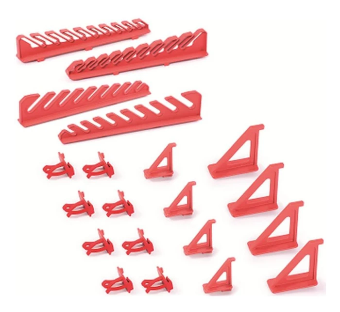 SADA DRŽÁKŮ ZÁVĚSŮ PRO DESKU PRACOVNÍHO STOLU 20KS KISTENBERG