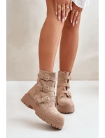 Zateplené dámské boty se béžové model 21670769 - Boto Zateplené dámské boty se béžové model 21670769 - Boto