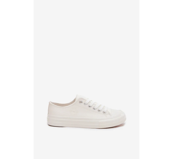 Zateplené Nízké Tenisky Dámské Big Star OO274927 Bílé