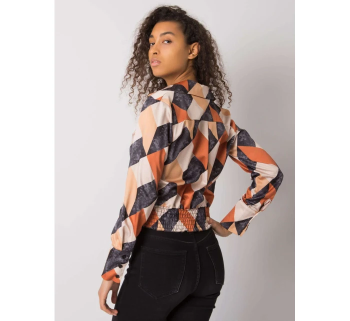 Halenka DHJ BZ 15251.82 černá a béžová