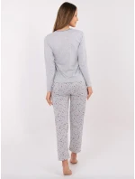 Pyžamo DU PI FP 003.99P šedé Pyžamo DU PI FP 003.99P šedé