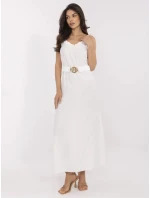 Sukienka MI SK model 21133016 ecru - FPrice Sukienka MI SK model 21133016 ecru - FPrice