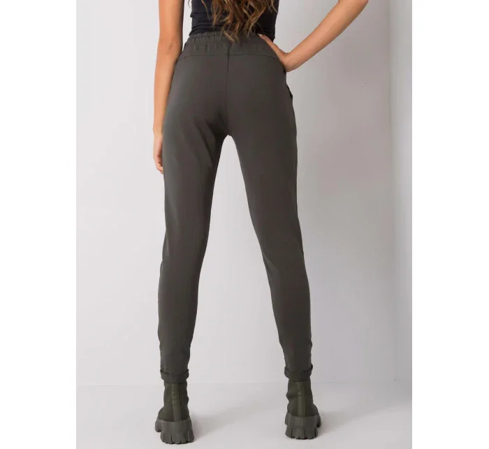 Tepláky RV DR 7076.21 tmavá khaki