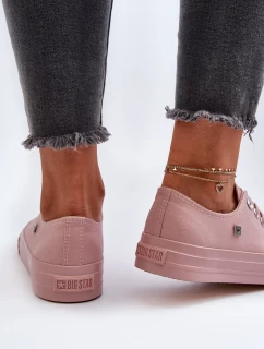 Dámské klasické tenisky Big Star – růžové