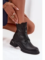 Dámské kotníkové boty Karisse – černé Dámské kotníkové boty Karisse – černé
