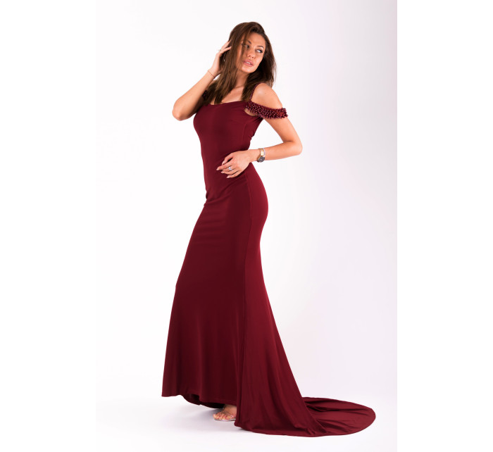 Dámské šaty na ramínka dlouhé s   / S model 15043026 - EVA&#38;LOLA