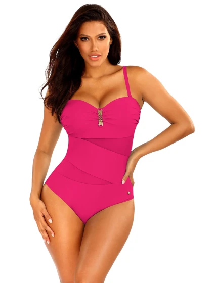 Dámské jednodílné plavky Tiger 5 model 21137794 tm. růžové - Self