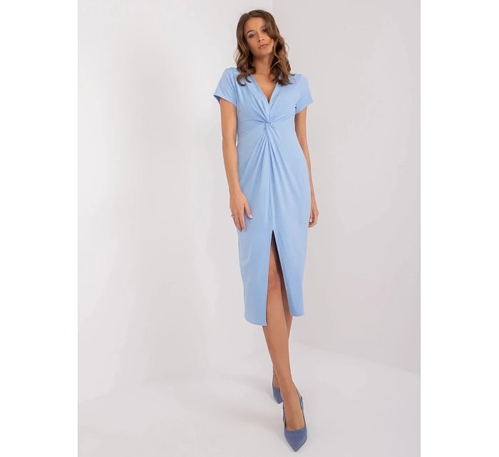 Dámské šaty DHJ SK 17302K.93 světle modré - FPrice