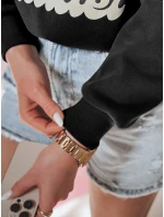 Dámská oversize mikina s  černá model 21988113 - Dstreet