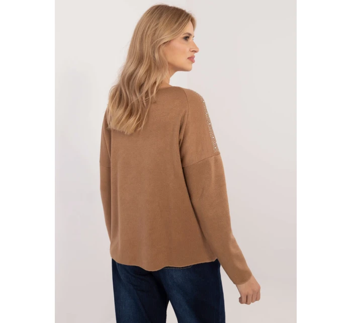 Sweter DHJ SW model 20609069 camelowy - FPrice