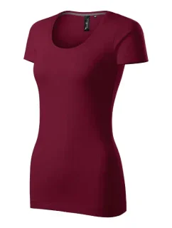 Action tričko dámské garnet