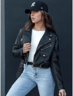 dámská kožená bunda ramones black Dstreet model 21979426 - FashionStreet