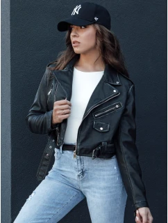 dámská kožená bunda ramones black Dstreet model 21979426 - FashionStreet