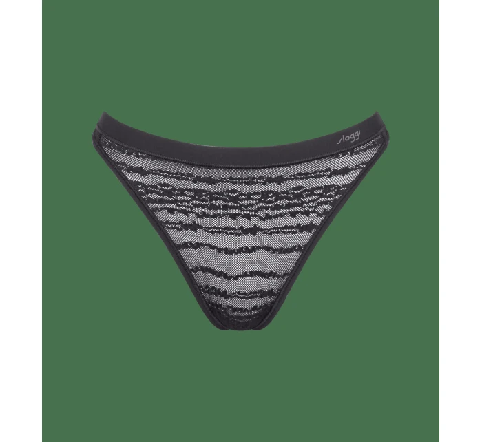 sloggi FREE Evolve String Lace - BLACK - SLOGGI BLACK - SLOGGI