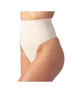 Dámská tvarující tanga INVISIBLE SILHOUETTE MID WAIST THONG - BELLINDA - tělová