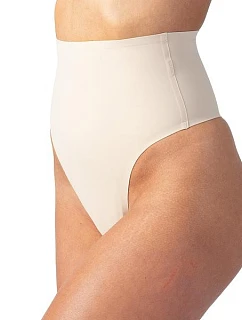 Dámská tvarující tanga INVISIBLE SILHOUETTE MID WAIST THONG - BELLINDA - tělová