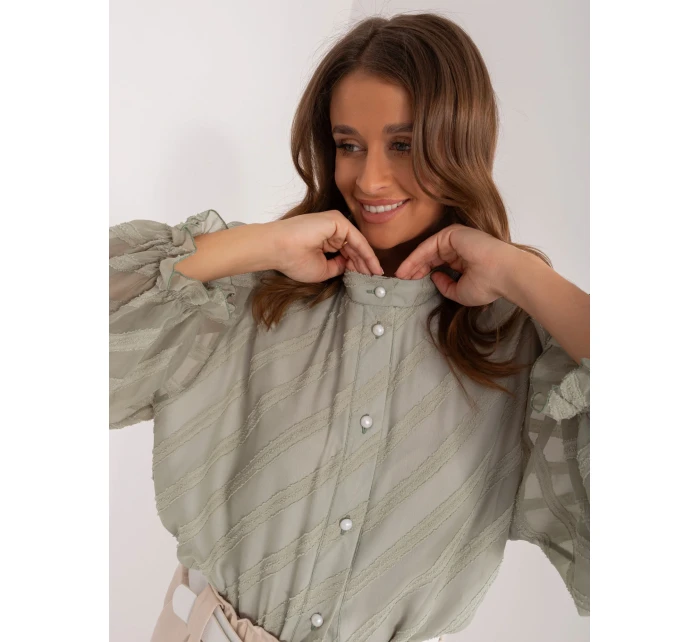 Košile LK KS 509588.98 pistácií