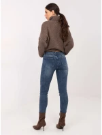 Spodnie jeans SP  ciemny niebieski model 21791139 - FPrice