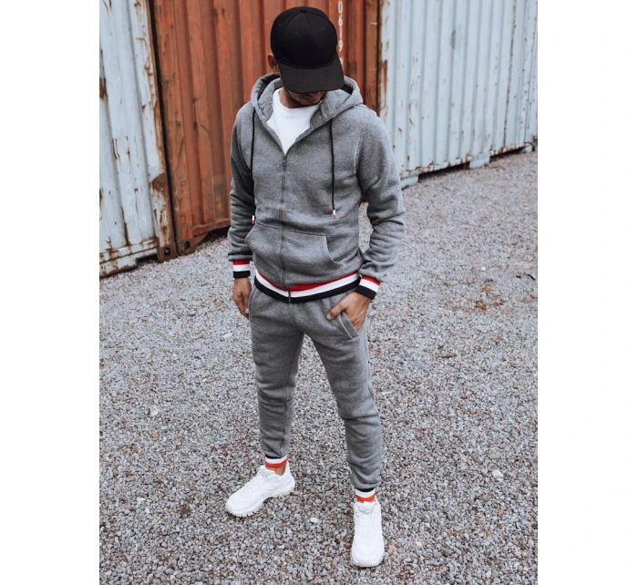 FashionStreet pánské tmavě šedé tepláky AX0764