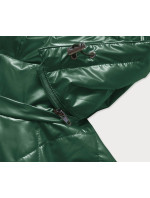 Lesklá zelená dámská bunda model 15234692 - 6&8 Fashion