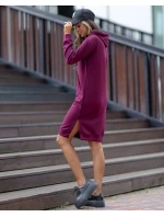 Sukienka casual z kapturem model 21781266 - Moon