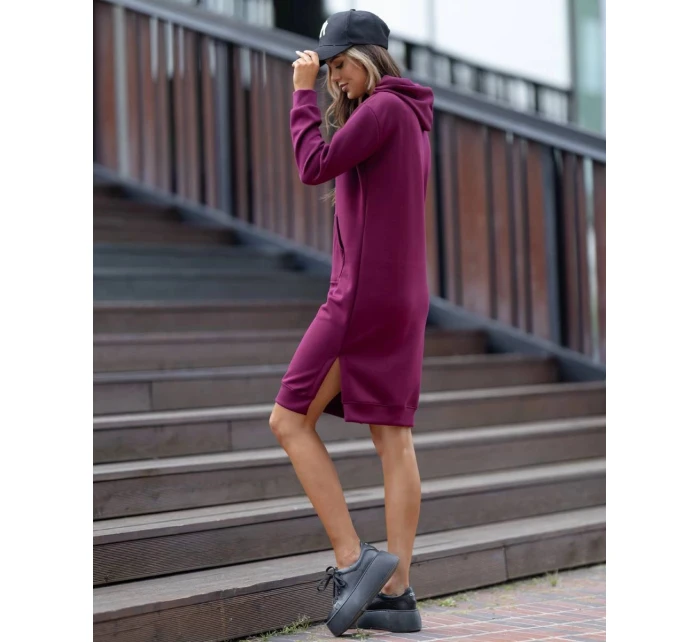 Sukienka casual z kapturem model 21781266 - Moon