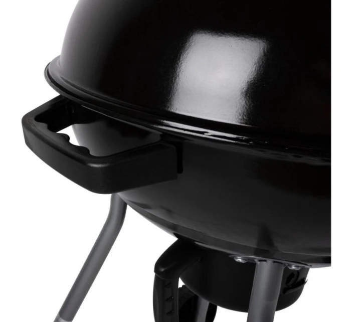 KULOVÝ ZAHRADNÍ GRIL REX STEEL 46CM S POPELNÍKEM