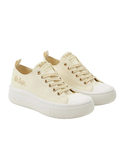 Lee Cooper dámské sportovní boty beige platform fashionable dámské Lee Cooper dámské sportovní boty beige platform fashionable dámské